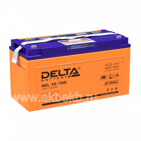 Аккумулятор Delta GEL 12-120 (12в 120ач)