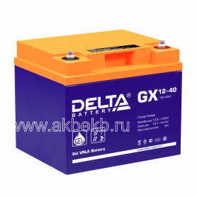 Аккумулятор Delta GX 12-40 Xpert (12в 40ач)