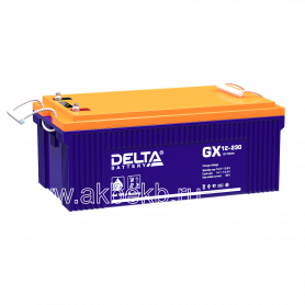 Аккумулятор Delta GX 12-230 Xpert (12в 230ач)