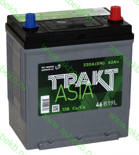 Аккумулятор Тракт ASIA 6СТ-42.0 VL (B19FL)