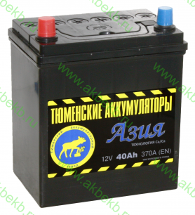 Аккумулятор Тюмень 6СТ-40.1L Азия