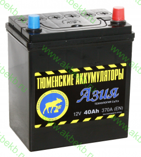Аккумулятор Тюмень 6СТ-40.0LR Азия