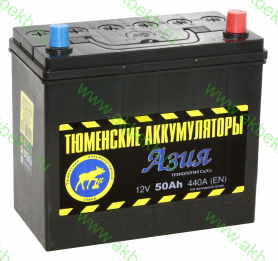 Аккумулятор Тюмень 6СТ-50.0LR Азия