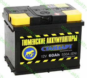 Аккумулятор Тюмень 6СТ-60.0LR Standard