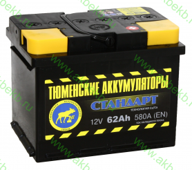 Аккумулятор Тюмень 6СТ-62.0LR Standard