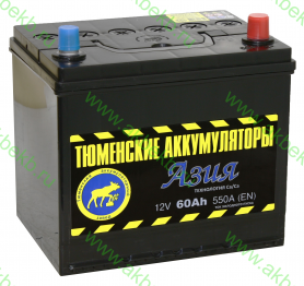 Аккумулятор Тюмень 6СТ-60.0LR Азия