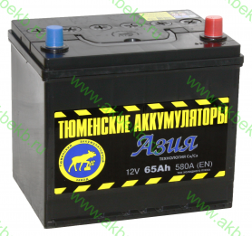 Автомобильный аккумулятор Тюмень 6СТ-65.0LR Азия