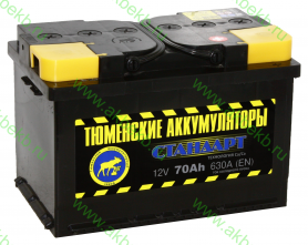 Аккумулятор Тюмень 6СТ-70.0LR Standard