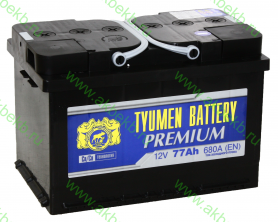 Аккумулятор Тюмень 6СТ-77.1L Premium