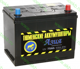 Аккумулятор Тюмень 6СТ-75.0LR Азия