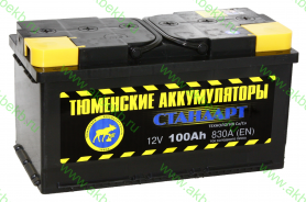 Аккумулятор Тюмень 6СТ-100.1L Standard