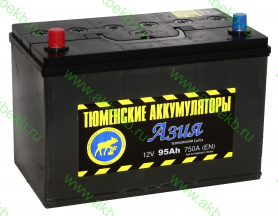 Аккумулятор Тюмень 6СТ-95.1L Азия