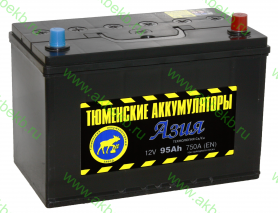 Аккумулятор Тюмень 6СТ-95.0LR Азия