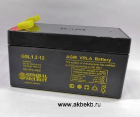 Аккумулятор GSL 12-1.2 (12в 1,2ач)