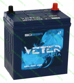 Аккумулятор Veter NEW ASIA 6СТ-44.1 VL (50B19R)