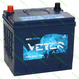 Veter ASIA 6СТ-72.0 VL (90D23FL)