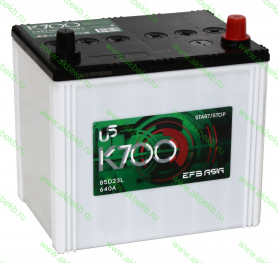 Аккумулятор K700 Asia EFB 85D23L (Q85)