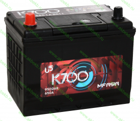 Аккумулятор K700 MF Asia 95D26R