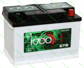 Аккумулятор K700 EFB 74.0