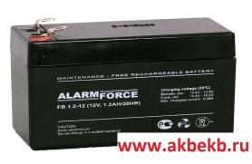 Аккумулятор Alarm Force 12-1.2