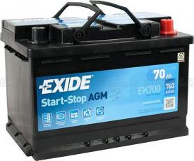Аккумулятор Exide Start-Stop AGM EK700