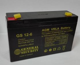 Аккумулятор GSL 12-6 (6в 12ач)