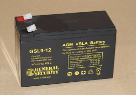 Аккумулятор GSL 9-12 (12в 9ач)