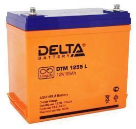Аккумулятор Delta DTM 1255L (12в 55ач)
