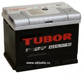 Аккумулятор Tubor (Тубор) Synergy 6СТ-63.0