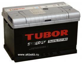 Аккумулятор Tubor (Тубор) Synergy 6СТ-74.0 (низкий)
