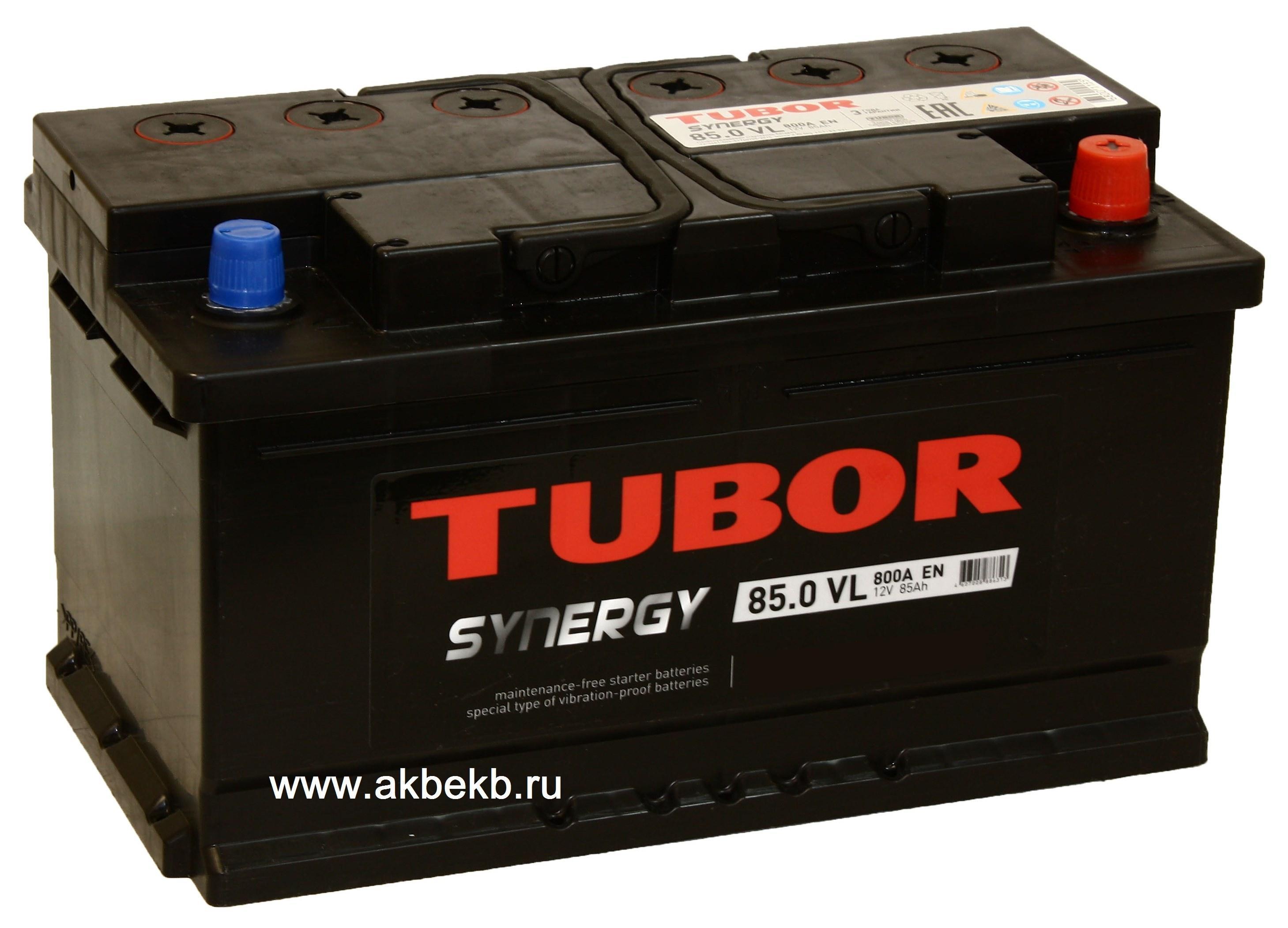 Аккумулятор 85 а ч. Аккумуляторы автомобильные Tybor sybergy. Тубор Синерджи 85 аккумулятор. Tubor Synergy 6ст-85.0 VL. 6ct85.0 Tubor АКБ.