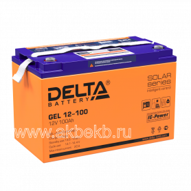 Аккумулятор Delta GEL 12-100 (12в 100ач)