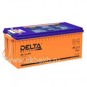 Аккумулятор Delta GEL 12-200 (12в 120ач)