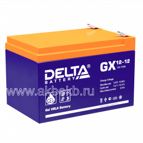 Аккумулятор Delta GX 12-12 Xpert (12в 12ач)