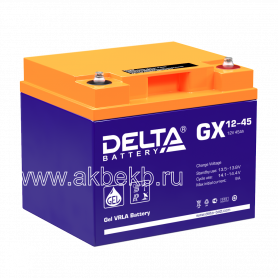 Аккумулятор Delta GX 12-45 Xpert (12в 45ач)