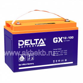 Аккумулятор Delta GX 12-100 Xpert (12в 100ач)