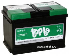 Аккумулятор Topla 70.0 AGM